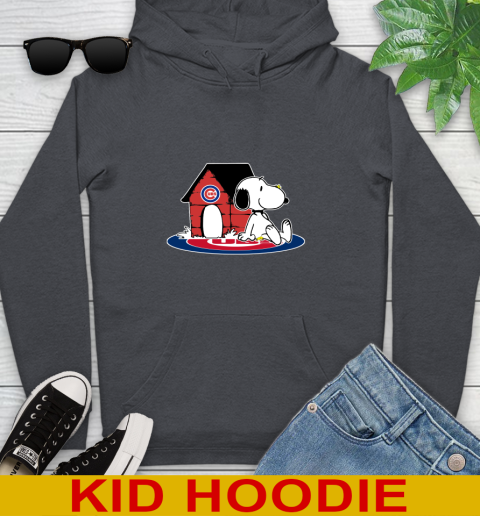 MLB Baseball Chicago Cubs Snoopy The Peanuts Movie Shirt Youth Hoodie 9