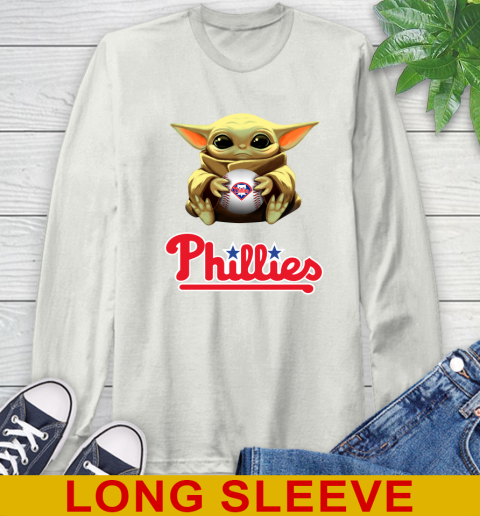 MLB Baseball Philadelphia Phillies Star Wars Baby Yoda Shirt 69