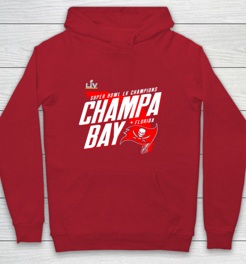 Champa Bay Tampa Bay Buccaneers Super Bowl LV Champions Youth Hoodie 7