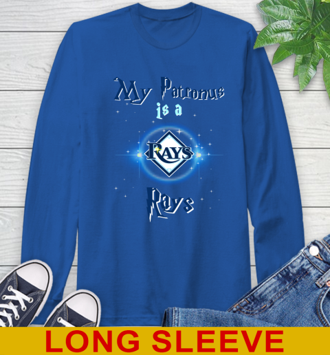 MLB Baseball Harry Potter My Patronus Is A Tampa Bay Rays Long Sleeve T-Shirt 11