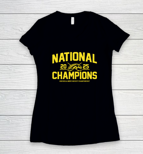 Western Michigan 2025 National Champions Women's V-Neck T-Shirt