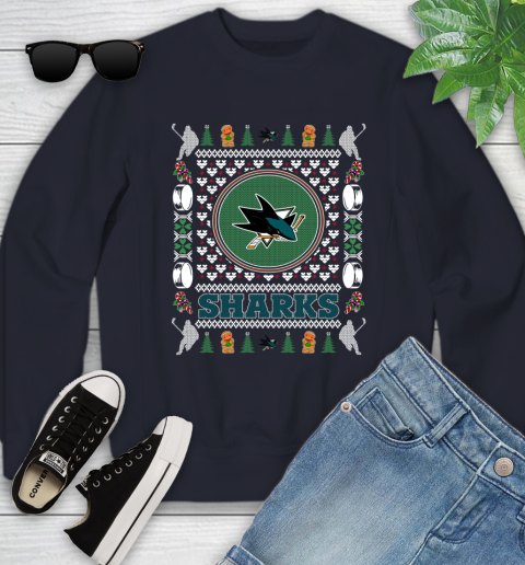 San Jose Sharks Merry Christmas NHL Hockey Loyal Fan Ugly Shirt 116