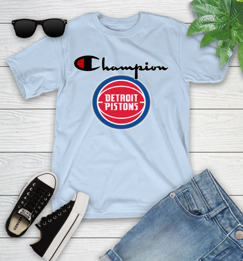 NBA Basketball Detroit Pistons Champion Shirt Youth T-Shirt 5