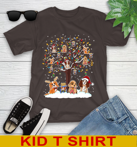 Coker spaniel dog pet lover christmas tree shirt 243
