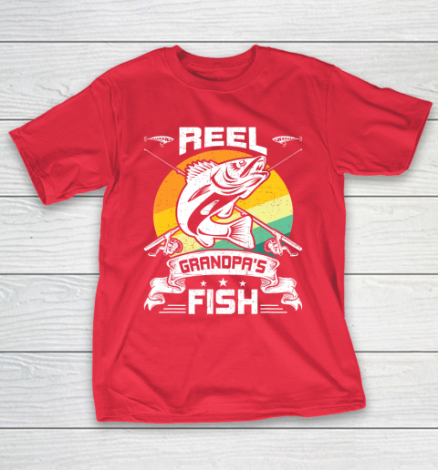 GrandFather gift shirt Reel Grandpa's Fish Funny Fly Fishing Gift T Shirt T-Shirt 19