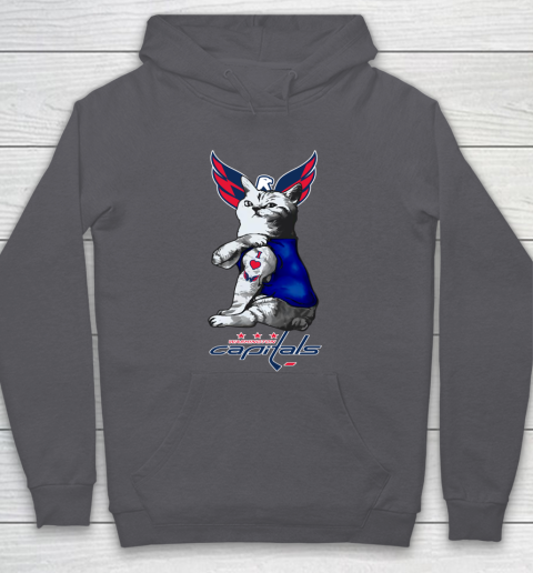NHL My Cat Loves Washington Capitals Hockey Hoodie 4