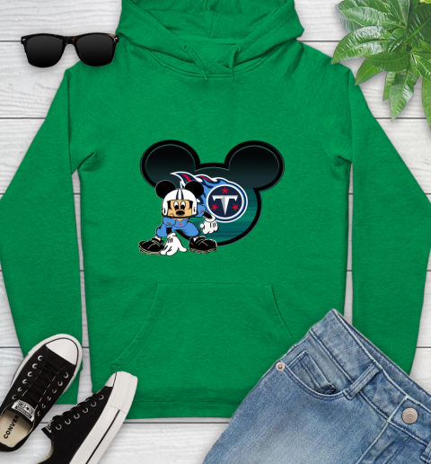 NFL Tennessee Titans Mickey Mouse Disney Football T Shirt Youth Hoodie 7