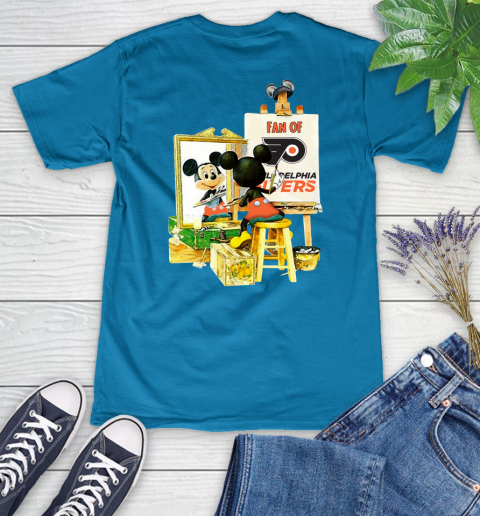 NHL Hockey Philadelphia Flyers Mickey Drawing Shirt 76