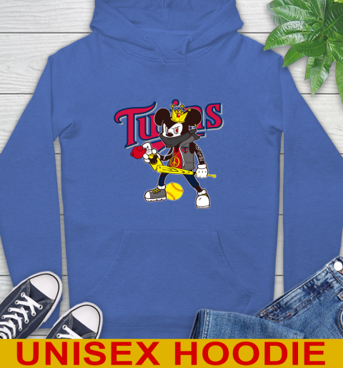Minnesota Twins MLB Baseball Mickey Peace Sign Sports Hoodie 9