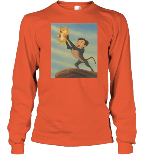 The Lion King Elon Musk Doge Version Long Sleeve T-Shirt The Lion King Elon Musk Doge Version Long Sleeve T-Shirt