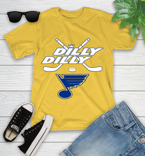 NHL St.Louis Blues Dilly Dilly Hockey Sports Youth T-Shirt 8