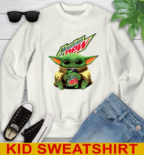 Star Wars Baby Yoda Hugs Mountain Dew Soft Drink Shirt 113