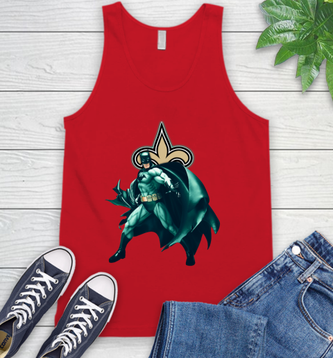 NFL Batman Football Sports New Orleans Saints Tank Top 6