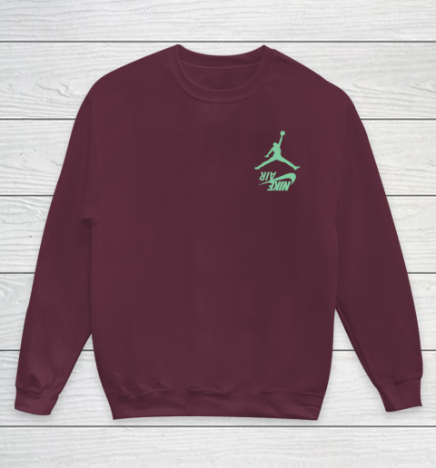 Travis Scott Jordan Cactus Jack Highest Olive Front And Back Youth Sweatshirt 4
