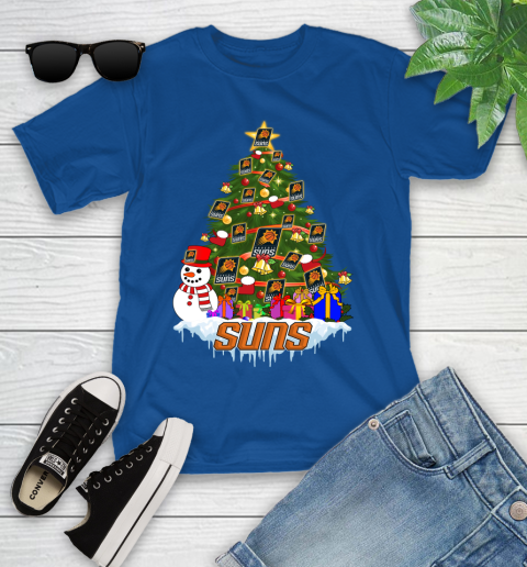 Phoenix Suns Merry Christmas NBA Basketball Sports Youth T-Shirt 9