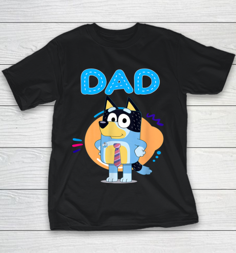 Family Blueys Love Dad Love Mom Blueys Love Mom Youth T-Shirt