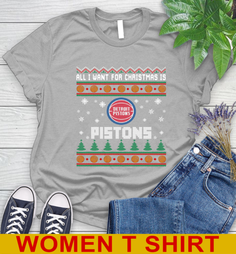 NBA Basketball All I Want For Christmas Is Detroit Pistons 89