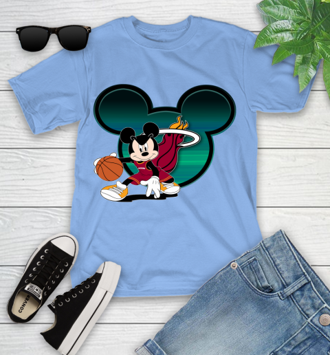 NBA Miami Heat Mickey Mouse Disney Basketball Youth T-Shirt 11
