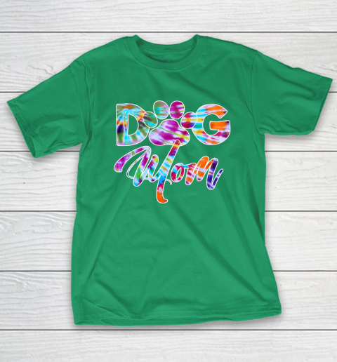 Dog Mom Shirt Tie Dye Dog Mom Apparel for Women Dog Lover Gifts Paw T-Shirt 5