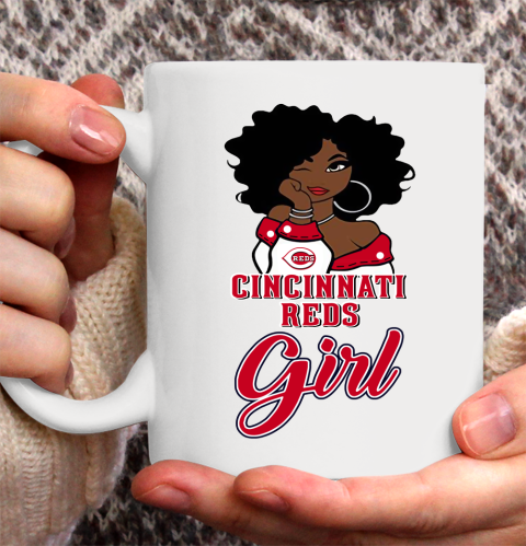 Cincinnati Reds Girl MLB Ceramic Mug 11oz 4