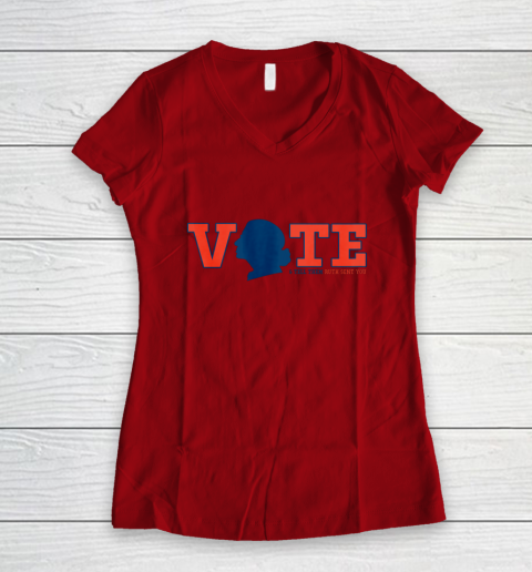 Vote Tell Them Ruth Sent You RBG Vote Shirt Notorious Women's V-Neck T-Shirt 6