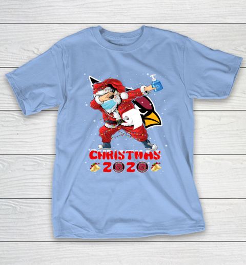 Arizona Cardinals Funny Santa Claus Dabbing Christmas 2020 NFL T-Shirt 10