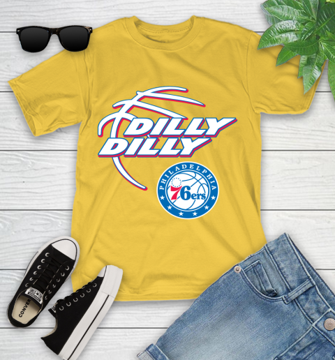 NBA Philadelphia 76ers Dilly Dilly Basketball Sports Youth T-Shirt 20
