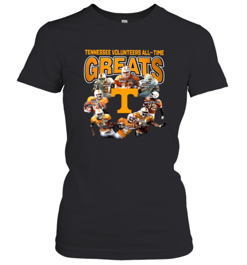 Tennessee Volunteers Players All Time Greats Signature Shirt Women T-Shirt