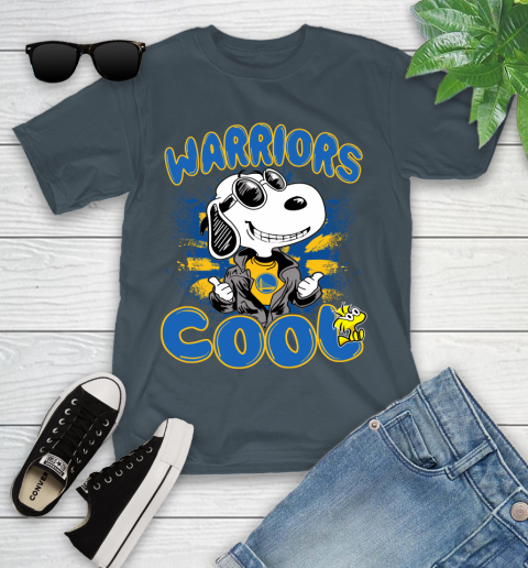 NBA Basketball Golden State Warriors Cool Snoopy Shirt Youth T-Shirt - Image 10