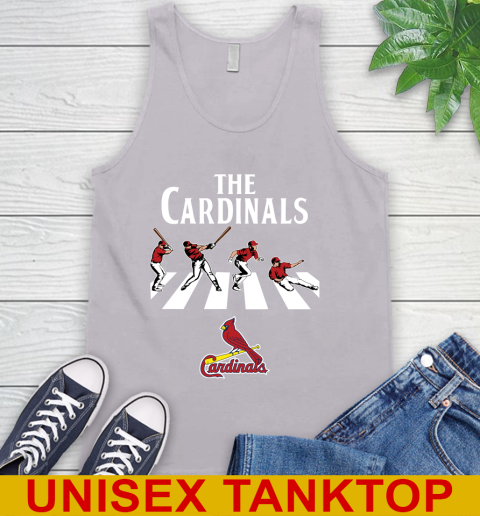 MLB Baseball St.Louis Cardinals The Beatles Rock Band Shirt Tank Top 3