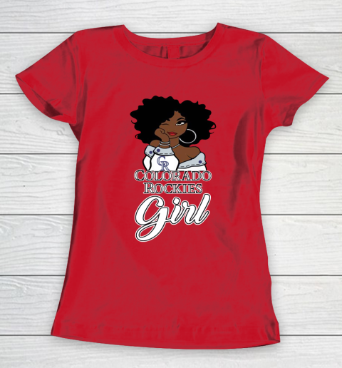 Colorado Rockiess Girl MLB Women's T-Shirt 10