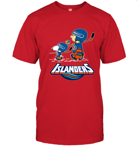 9t4w lets play new york islanders ice hockey snoopy nhl jersey t shirt 60 front red