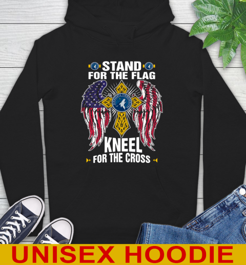 NBA Basketball Minnesota Timberwolves Stand For Flag Kneel For The Cross Shirt Hoodie