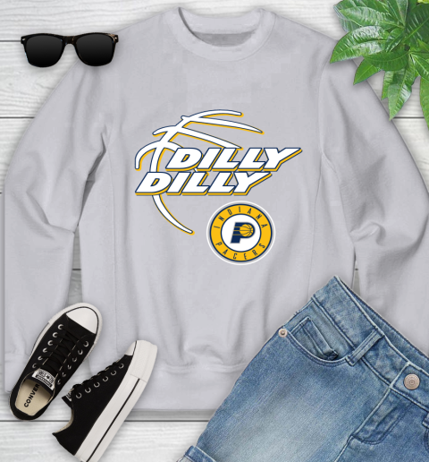 NBA Indiana Pacers Dilly Dilly Basketball Sports Youth Sweatshirt 4