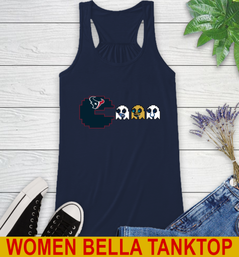 Houston Texans NFL Football Pac Man Champion Racerback Tank 11