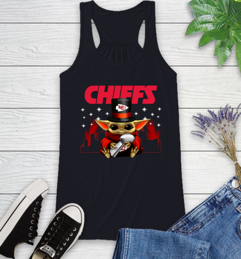 Super Bowl Baby Yoda Loves The Kansas City Chiefs Star Wars NFL Shirts 43