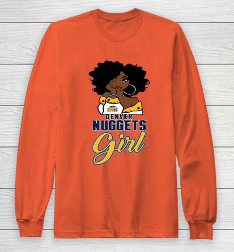 Denver Nuggets Girl NBA Long Sleeve T-Shirt 5