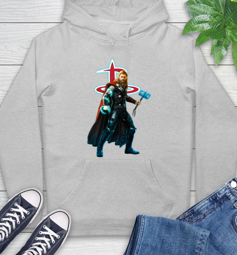 NBA Thor Avengers Endgame Basketball Houston Rockets Hoodie 6