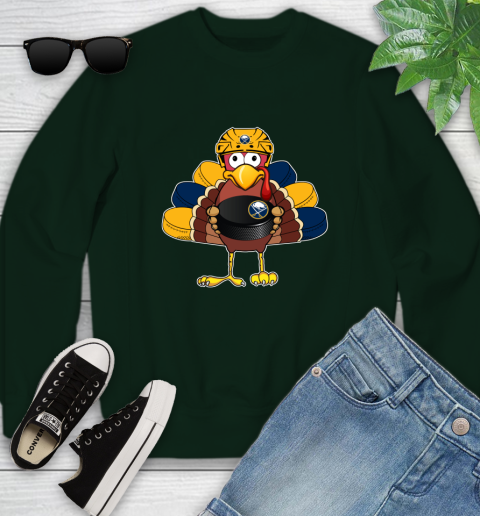 Buffalo Sabres Turkey Thanksgiving Day Youth Sweatshirt 10