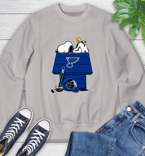 St.Louis Blues NHL Hockey Snoopy Woodstock The Peanuts Movie Sweatshirt 12