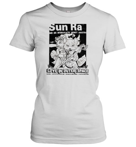 Sun ra love in outer space Women's T-Shirt