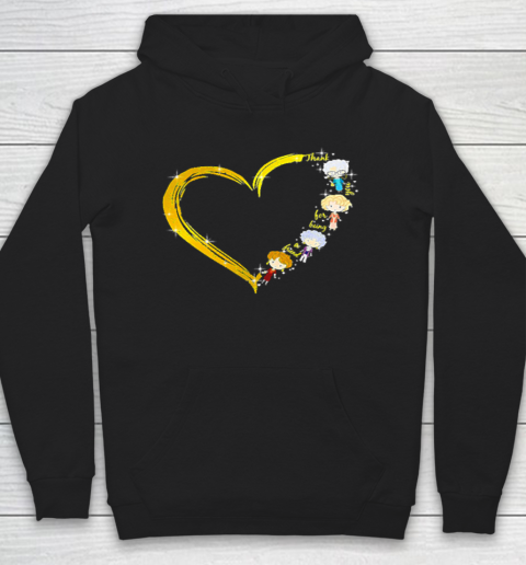 Heart The Golden Girls Thank you for being a friend Hoodie
