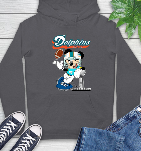 NFL Miami Dolphins Mickey Mouse Disney Super Bowl Football T Shirt Hoodie 7