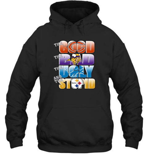 NFL The Good Bad Ugly Stupid Mashup Chicago Bears Hoodie