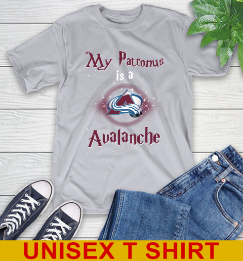 NHL Hockey Harry Potter My Patronus Is A Colorado Avalanche T-Shirt 5
