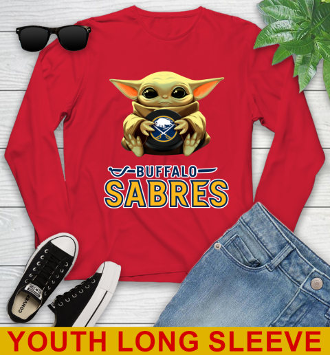 NHL Hockey Buffalo Sabres Star Wars Baby Yoda Shirt 132