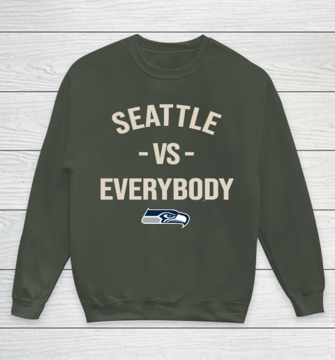 Seattle Seahawks Vs Everybody Youth Sweatshirt 8