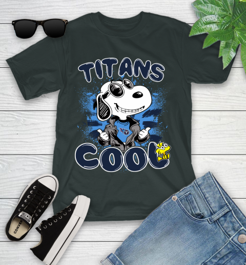 NFL Football Tennessee Titans Cool Snoopy Shirt Youth T-Shirt 5