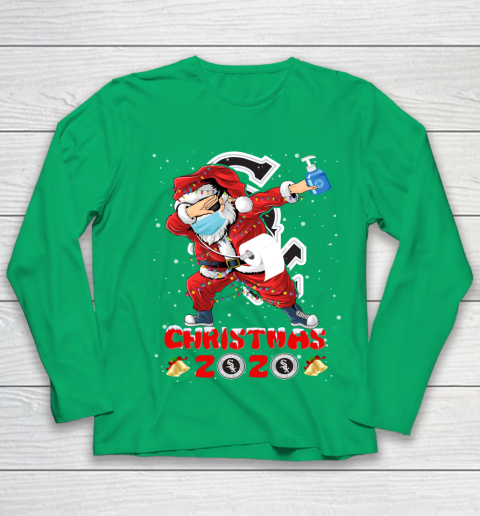 Chicago White Sox Funny Santa Claus Dabbing Christmas 2020 MLB Youth Long Sleeve 4