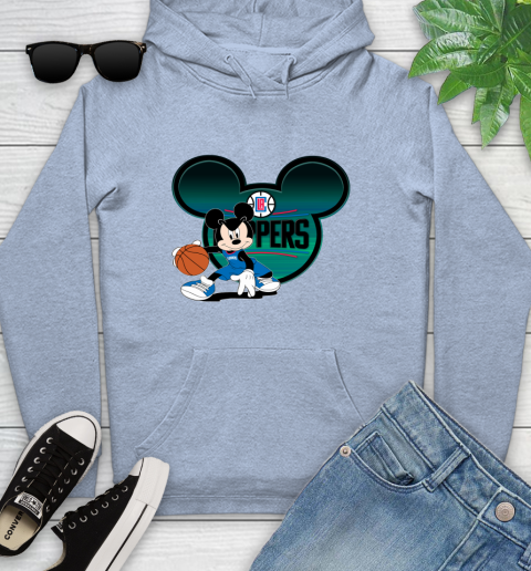 NBA LA Clippers Mickey Mouse Disney Basketball Youth Hoodie 10